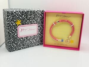 Betsey Johnson Pink Pencil Bracelet In Gift Box